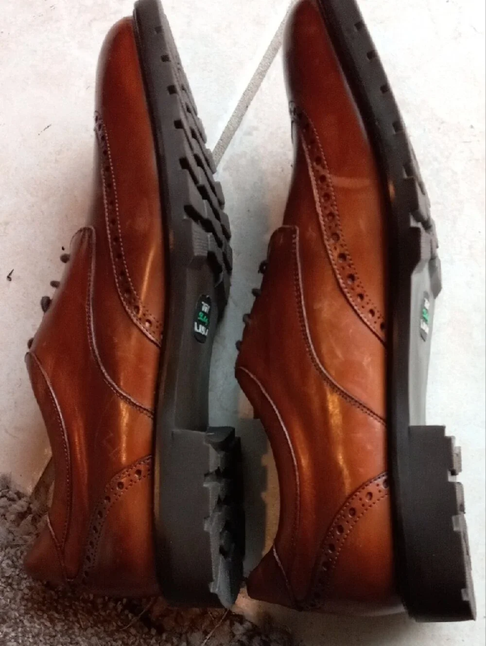 Classic Brown Leather Wingtip Derbys for Men